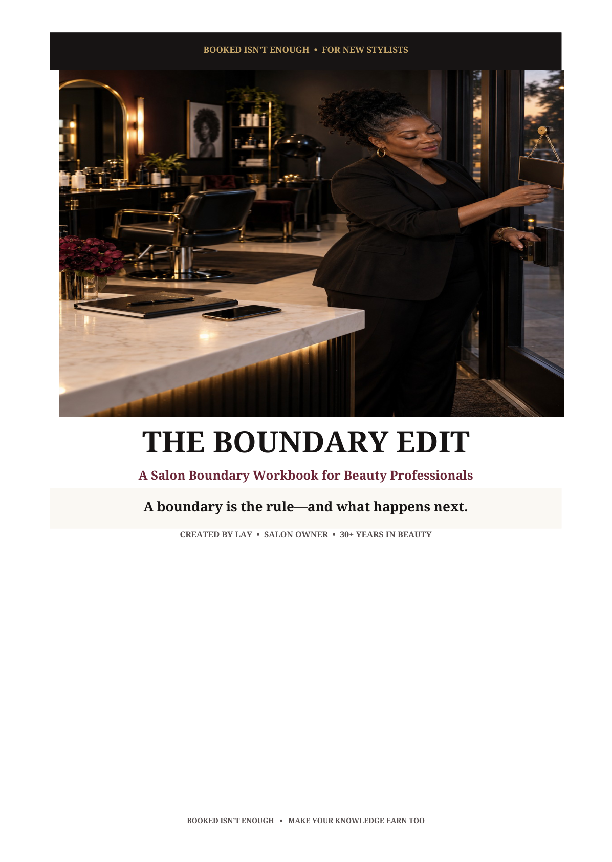 Included PDF cover: The Boundary Edit