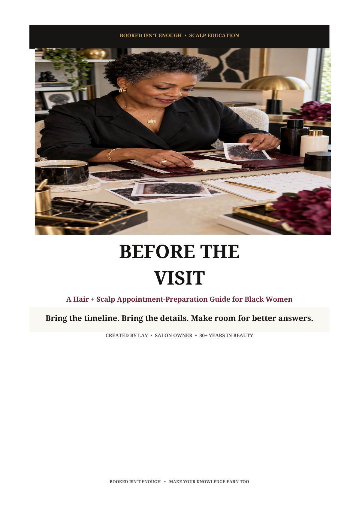 Included PDF cover: Before the Visit