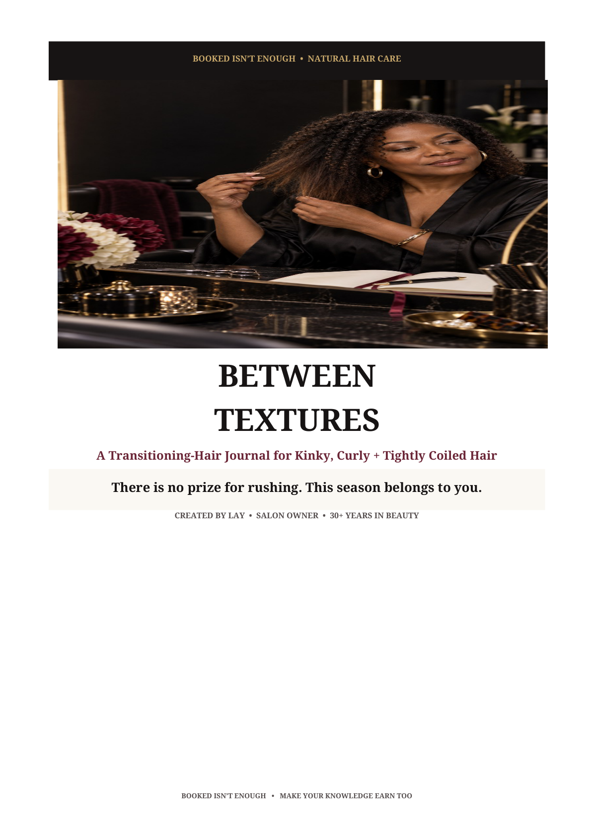 Included PDF cover: Between Textures