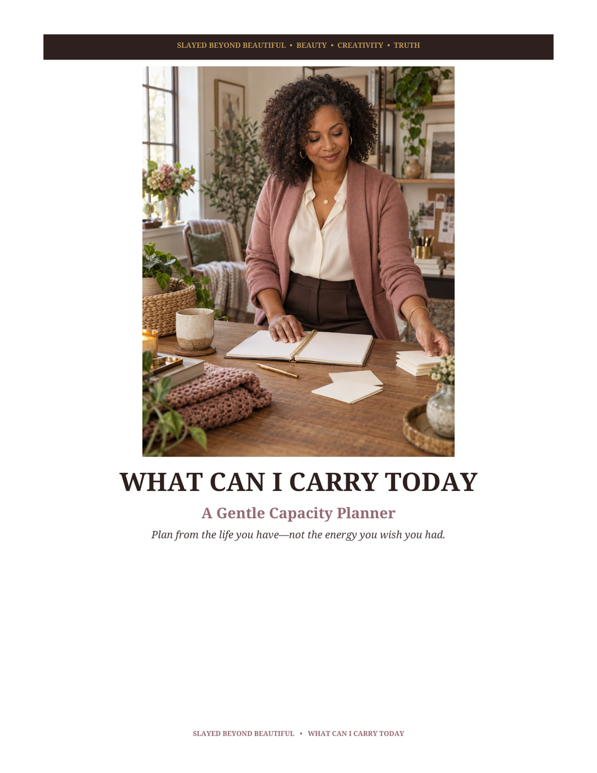 Actual cover of What Can I Carry Today? | Capacity Planner PDF