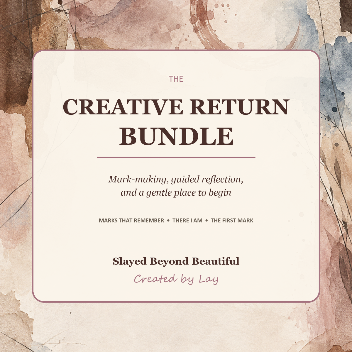 The Creative Return Bundle — Mark-Making and Guided Self-Rediscovery