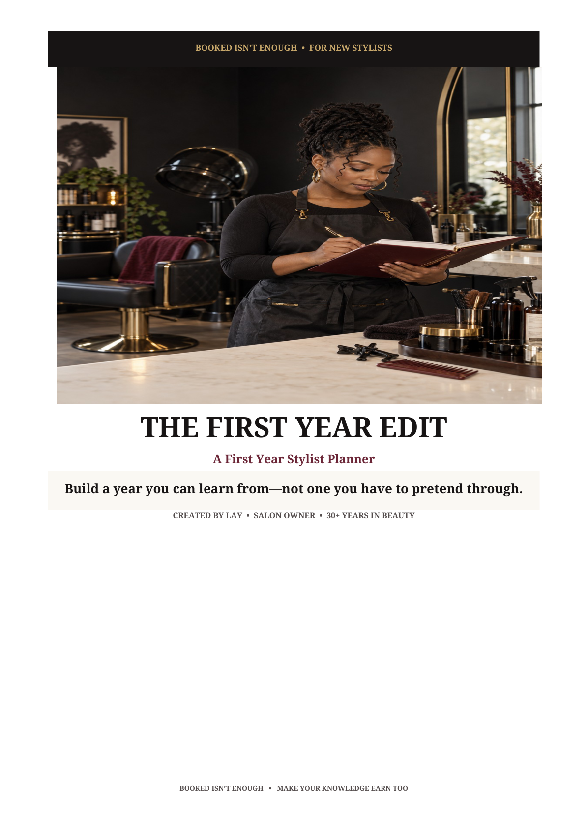 Included PDF cover: The First Year Edit