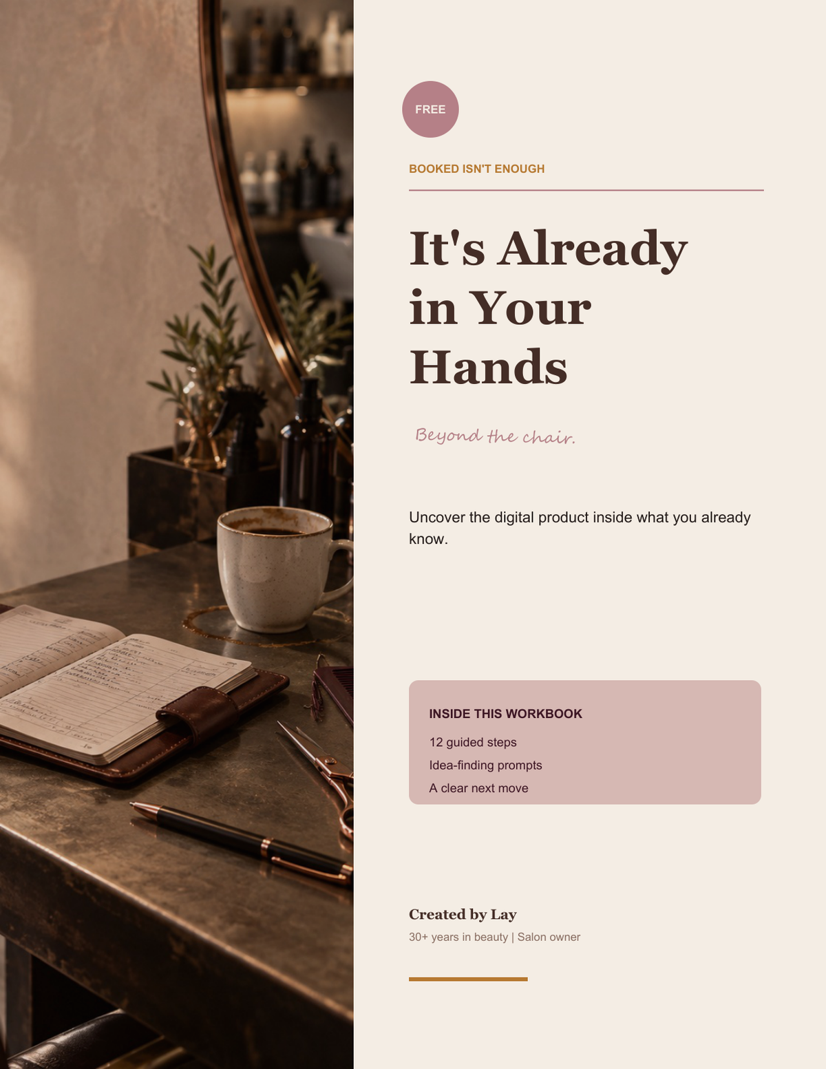 Included PDF cover: It’s Already in Your Hands