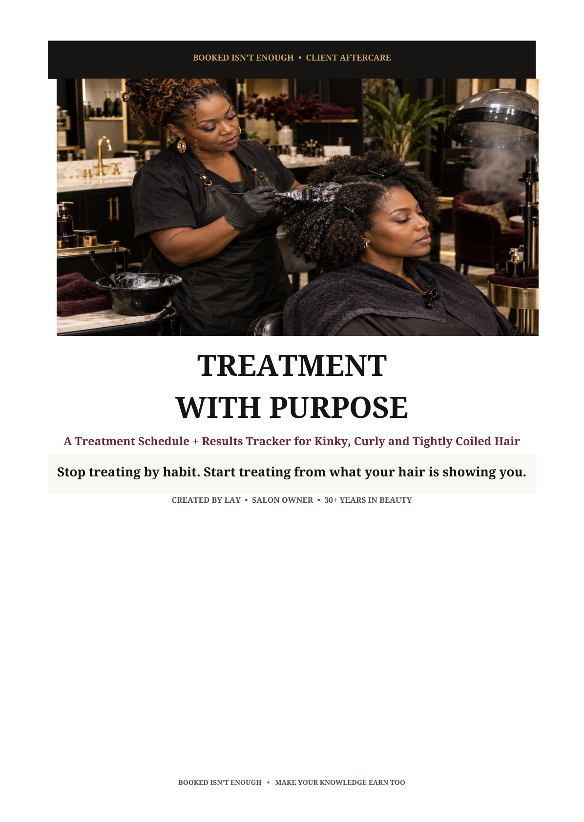 Included PDF cover: Treatment With Purpose