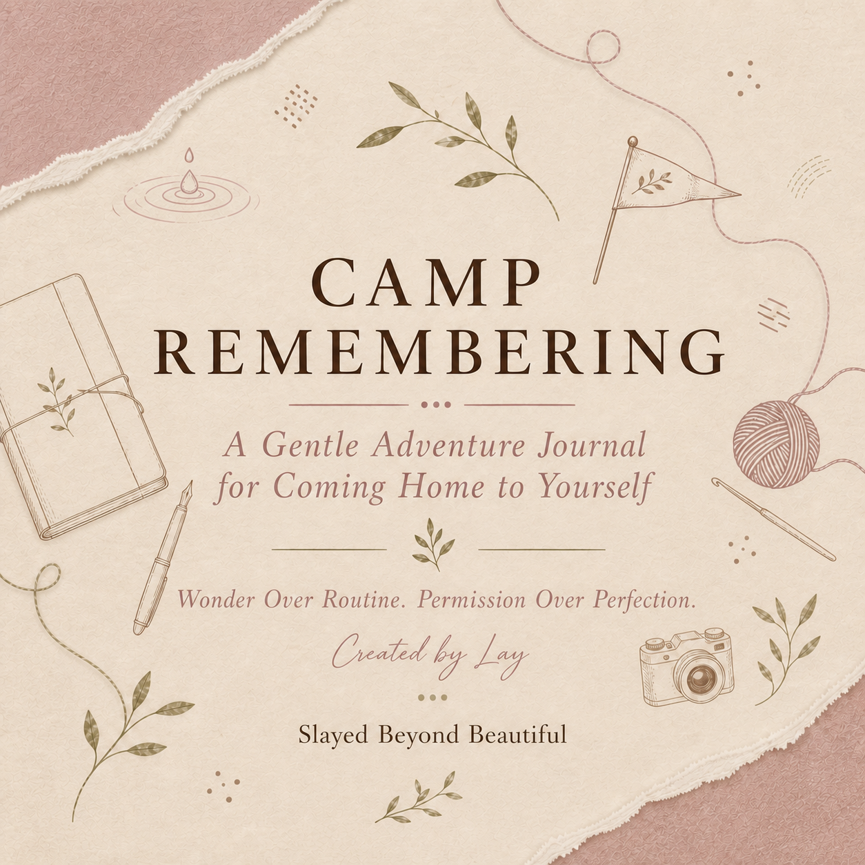 Camp Remembering — A Gentle Adventure Journal for Coming Home to Yourself