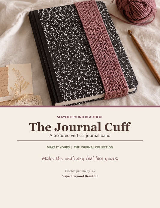 The Journal Cuff — A Textured Vertical Journal Band