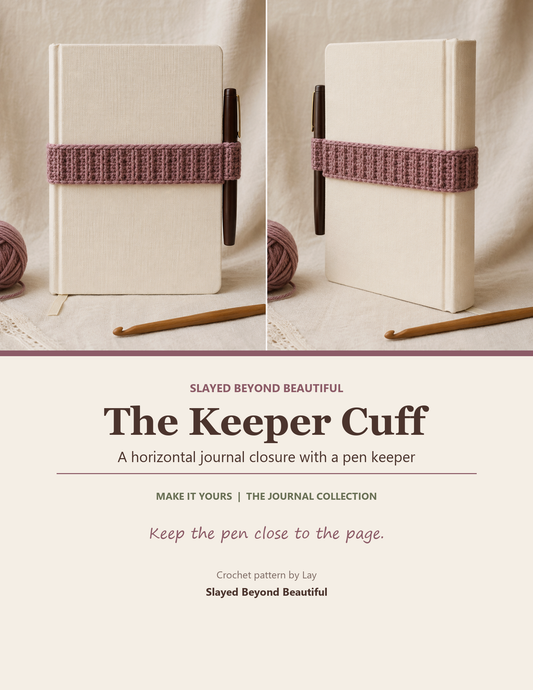 The Keeper Cuff — A Horizontal Journal Closure with Pen Keeper