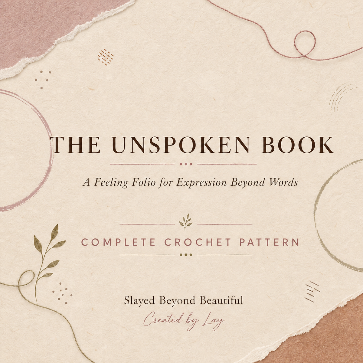 The Unspoken Book — A Modular Crochet Feeling Folio